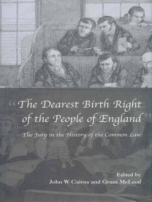 cover image of The Dearest Birth Right of the People of England